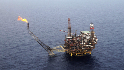 Eni oil field in Libya