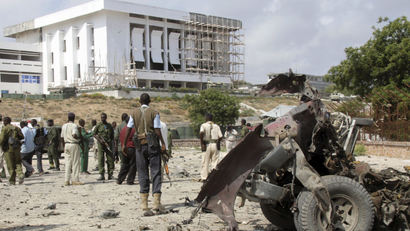 Somalian Car Bomb Wreckage