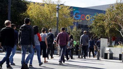 A "Women's Walkout" at Google in protest over payout to Android chief Andy Rubin