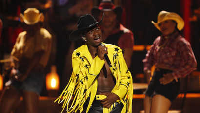 Lil Nas X performs at the 2019 BET Awards