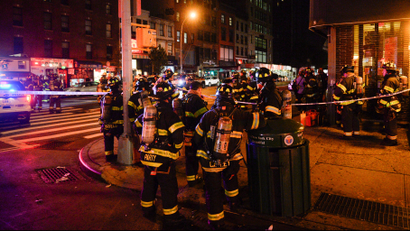 New York, Manhattan explosion