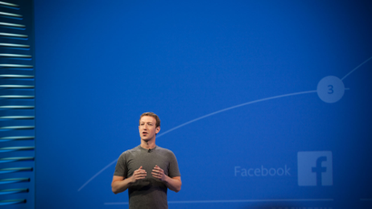 facebook ceo mark zuckerberg at facebook's developer conference f8 in san francisco april 12