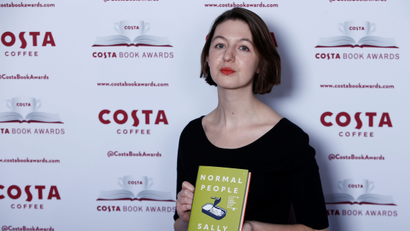 Author Sally Rooney poses for a photograph ahead of the announcement of the winner of the Costa Book Awards 2018 in London, Britain, January 29, 2019