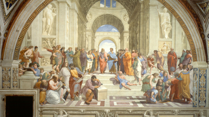 Raphael's "School of Athens" painting