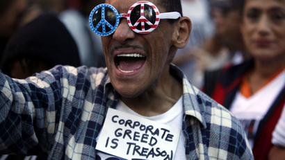occupy protester