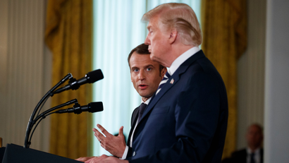 France's Macron wanted Trump to stay in the Iran deal