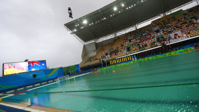 The Olympic water polo pool in Rio