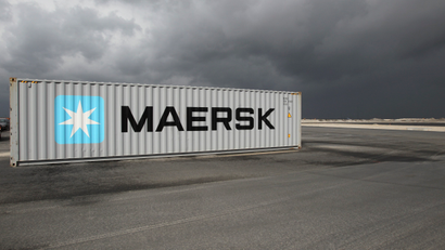 Maersk shipping container