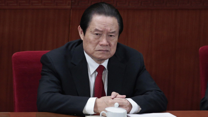 corruption detention purge xi jinping Former China's Politburo Standing Committee Member Zhou Yongkang attends the closing ceremony of the National People's Congress (NPC) at the Great Hall of the People in Beijing March 14, 2012. China's senior leadership has agreed to open a corruption investigation into Zhou, one of China's most powerful politicians in the past decade, stepping up its anti-graft campaign, the South China Morning Post reported on August 30, 2013. Picture taken March 14, 2012. REUTERS/Jason Lee