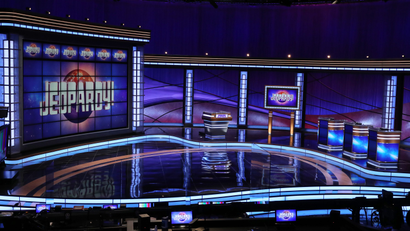 jeopardy tv show set