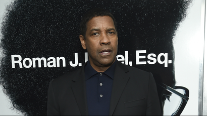 Actor Denzel Washington attends a special screening of "Roman J. Israel, Esq." at the Henry R. Luce Auditorium on Monday, Nov. 20, 2017, in New York.