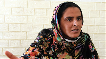 Mukhtaran Mai, gang-rape victim in Pakistan.