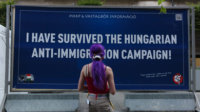 Billboard in Hungary.