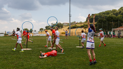 Quidditch in Tuscany.