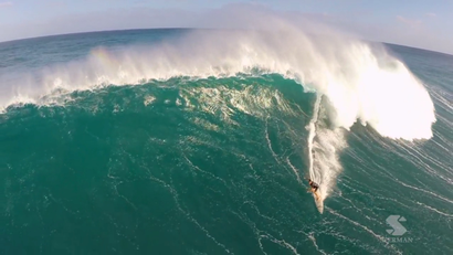 Eric Sterman, big wave surf photographer, drones