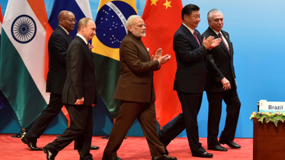 BRICS leaders attend the BRICS summit in Xiamen, China