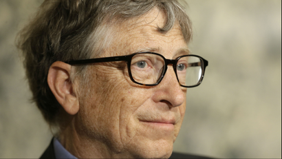 An image of Bill Gates' face.
