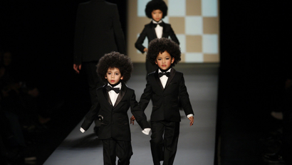 Kids with afros