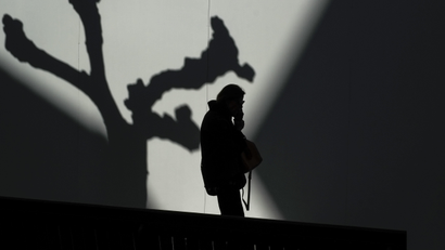 Woman in a shadow