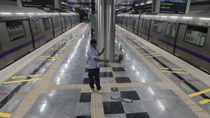 India-Transport-Delhi Metro