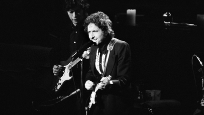 Bob Dylan in 1974.