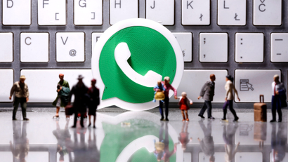3D printed Whatsapp logo