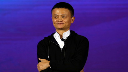 Founder and Executive Chairman of Alibaba Group Jack Ma attends Alibaba Group's 11.11 Singles' Day global shopping festival in Shenzhen, China, November 11, 2016. REUTERS/Bobby Yip