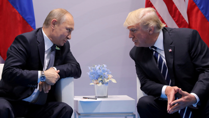 Russia's President Vladimir Putin and US President Donald Trump