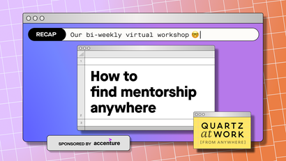 Workshop logo for "How to find mentorship anywhere"