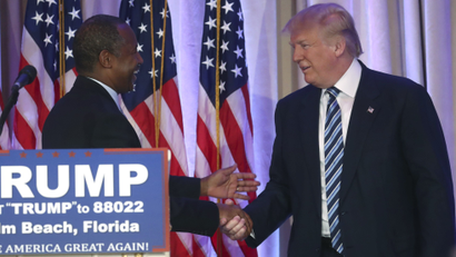 Donald Trump and HUD appointee Ben Carson