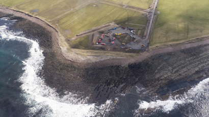 Caithness,Scotland .Maygen coastal wave generation site