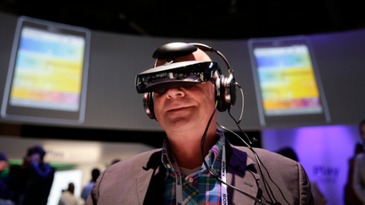 CES wearable headset