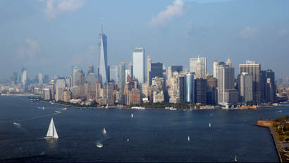 View of Manhattan, New York,