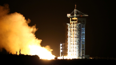 World's first quantum satellite is launched in Jiuquan, Gansu Province, China, August 16, 2016.