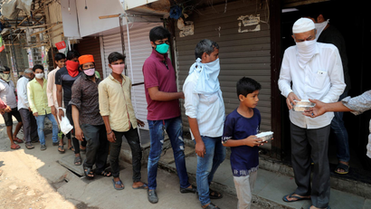 Indian migrants are battling hunger during coronavirus lockdown.