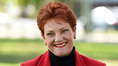 Queensland Senator-elect One Nation Party nominee Pauline Hanson takes questions from the media during a news conference in Brisbane, Australia, 04 July 2016. The One Nation Party is expected to win two Senate seats in Queensland, one in New South Wales and possibly one in Western Australia.