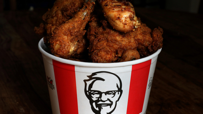 KFC fried chicken.