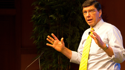 Harvard's Clayton Christensen, distributed under Creative Commons license http://bit.ly/1tfZoCr