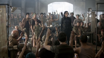 a still from The Hunger Games Mockingjay - Part 1