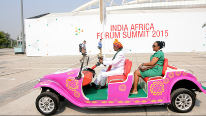 The Africa-India summit begins in New Delhi.