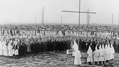 Klu Klux Klan meeting