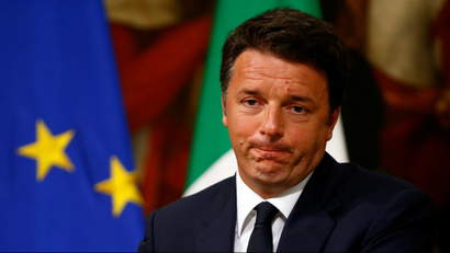 Italian Prime Minster Matteo Renzi