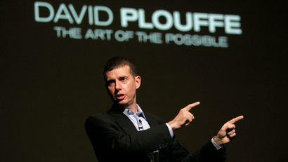 FILE - In this June 25, 2010, file photo David Plouffe, who led Barack Obama's winning campaign for the White House, speaks in Cannes, France, during the Cannes Lions 2009, 56th International Advertising Festival. Plouffe will play a larger role in advising the president in this vital midterm election year; his primary job will be to devise, coordinate and analyze strategies for the 2010 House, Senate and governor's races, according to an Obama administration official.