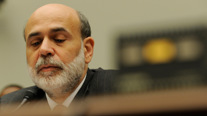 Federal Reserve Chairman Ben Bernanke testifies before the House Financial Services Committee hearing on Capitol Hill in Washington, Wednesday, July 16, 2008 on monetary policy and the state of the economy. ()