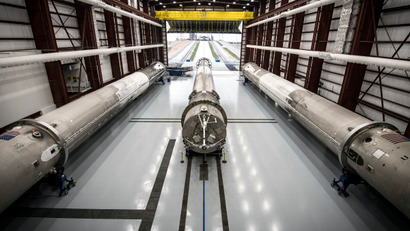 Three lightly-used SpaceX Falcon 9 rockets await a second launch.