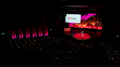 Chris Anderson speaks at TEDSummit