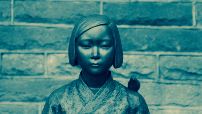 A statue commemorating Korean "comfort women."