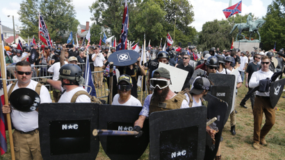 white nationalist demonstrators charlottesville virginia
