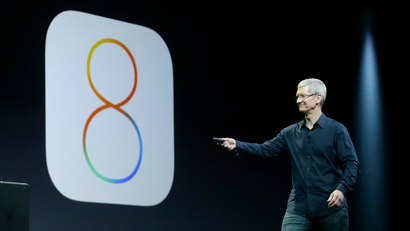Apple CEO Tim Cook iOS 8 WWDC
