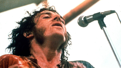 Joe Cocker performing at Woodstock, 1969.